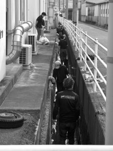 溝掃除